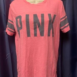 Pink Victoria’s Secret pink Tshirt size small